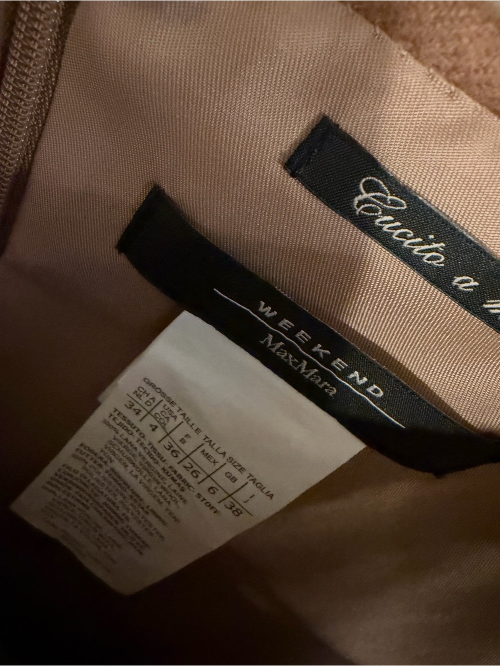 MaxMara Camel Wool Sleeveless Shift Dress - Picture 5 of 10